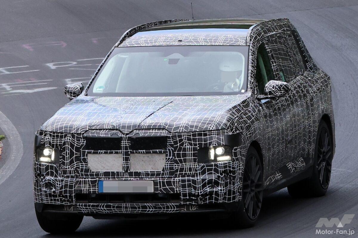 BMW X7次期型を初スクープ! 怪物SUVが放つ内燃機関の咆哮は、まさかのV8継続! アルピナM100登場も!? アウディQ9迎撃の準備は万端!?