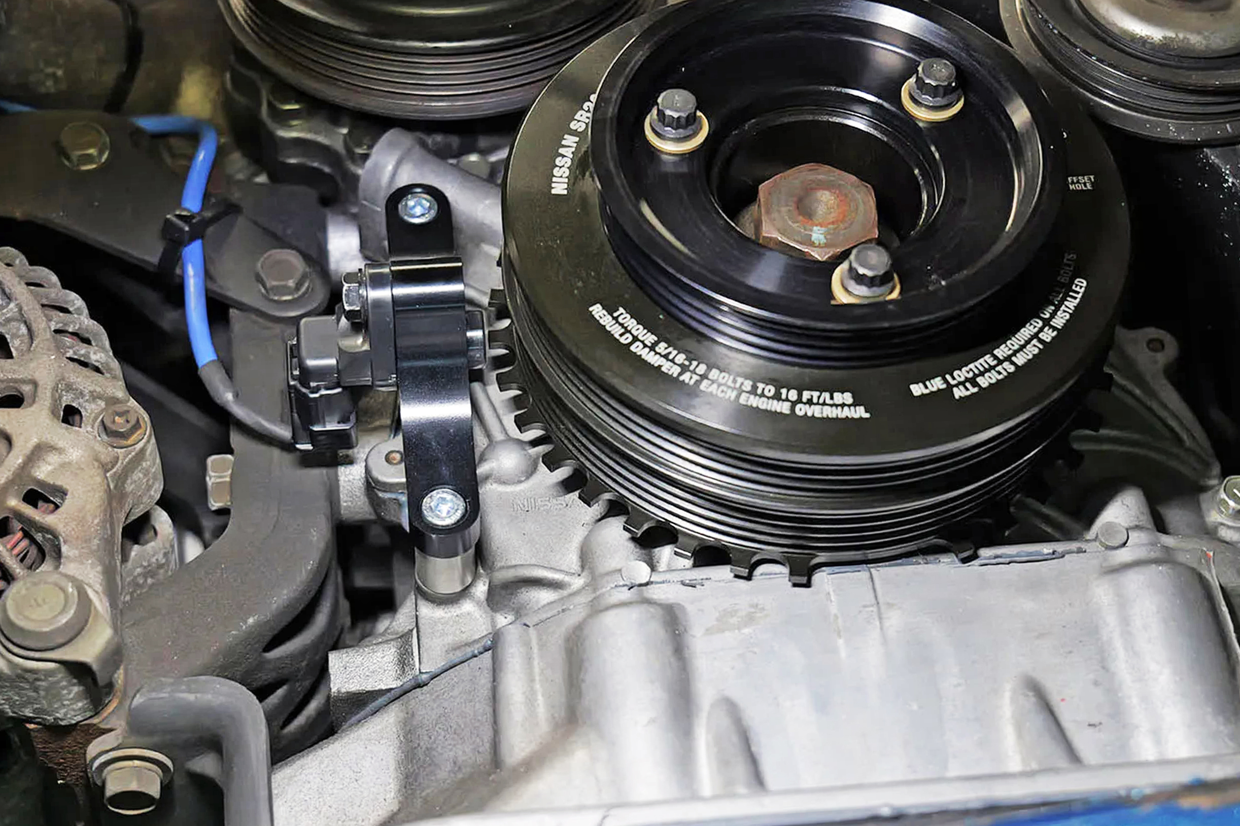 SR20DETの制御精度を底上げする新提案！」HKSがクランク角センサー