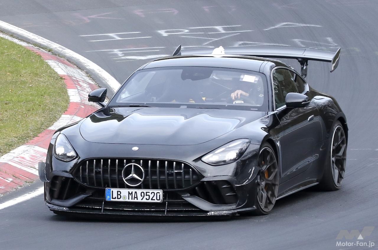 メルセデスAMG「GT」に最強仕様登場へ。巨大ウイングの『Track』は次期