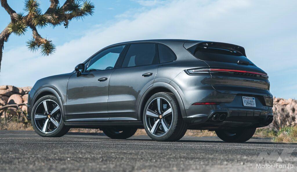 Cayenne Sのリヤビュー(2024年6月の本国発表モデル)