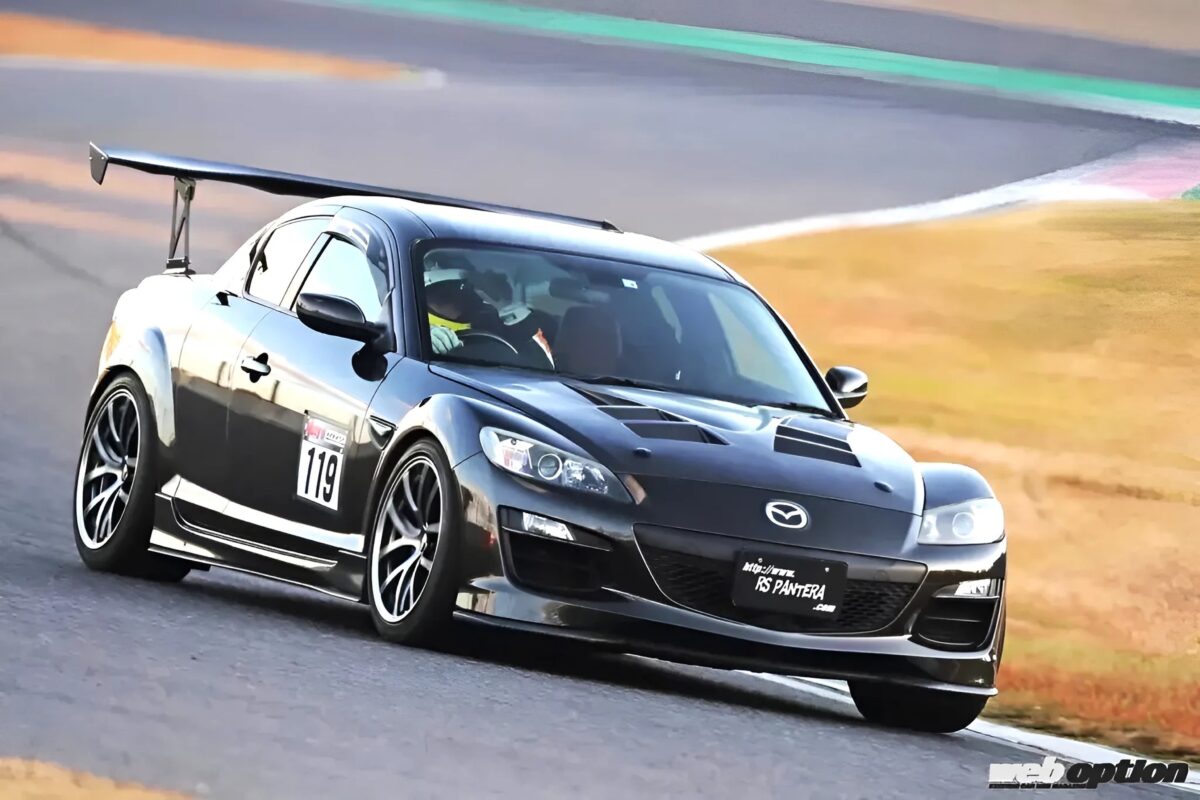 「7.5万kmノーマルエンジンでこの速さ!?」RX-8の魅力を再発見するサスチューニング