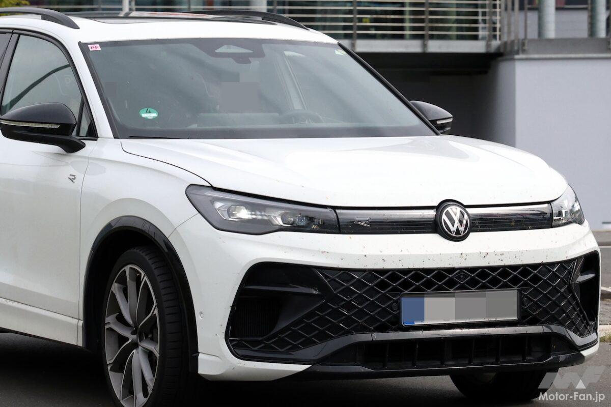 「これは速そう!」 ついにティグアン“R”登場、VW最強SUVが333ps級で爆誕か⁉ ゴルフR譲りの本気仕様を目撃! 【スクープ写】
