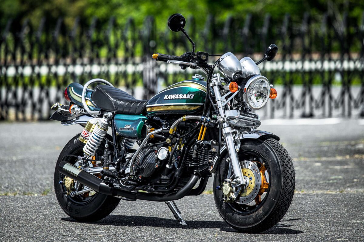 「エンジン周りの迫力がスゲェ！」Z2の凄味を小さなボディに凝縮！タイガーラインまで自家塗装した秀逸モンキー