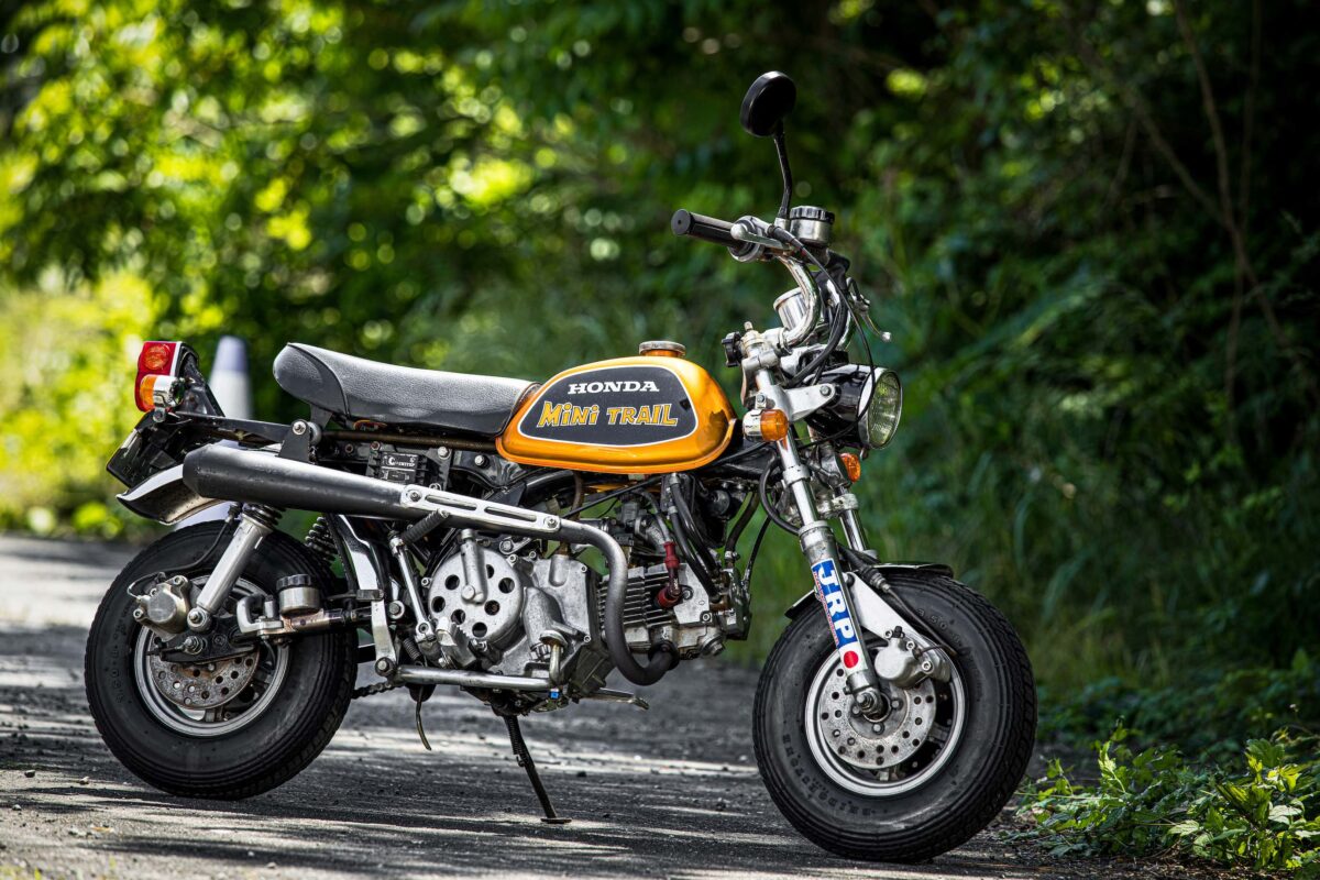 JRPのトリプルディスク!? デイトナじゃなくディトナ!? CB400FOUR用ピストンで91cc!?第一次モンキーブームを象徴する激レアカスタム！
