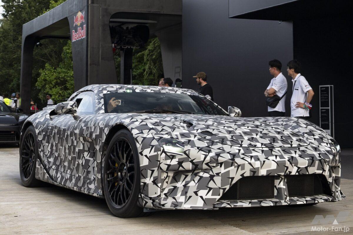 これは次期レクサス『LFA』なのか!? 全固体電池採用も噂される「音がしない」謎の次世代スーパーカーの正体を探る! 【現地写真付き】