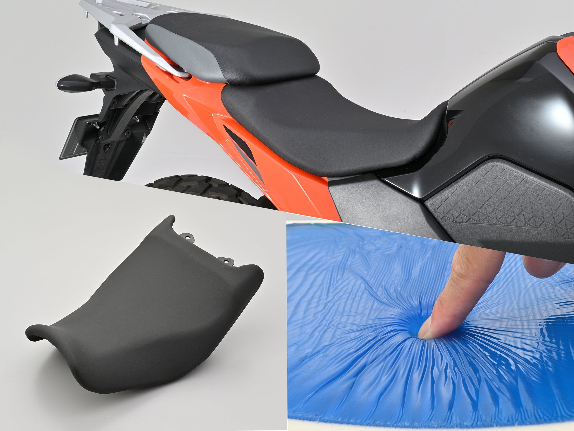 Vストローム250SX ローシート 25mmダウン Vストローム250SX用ローダウンシート発売！ 約25mmダウンで足つき性と
