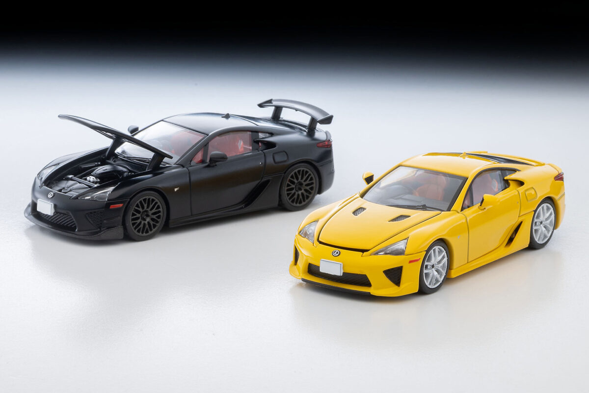 「レクサスLFA、その特別な存在感を1/64に凝縮！」マットブラックのニュルパッケージも登場
