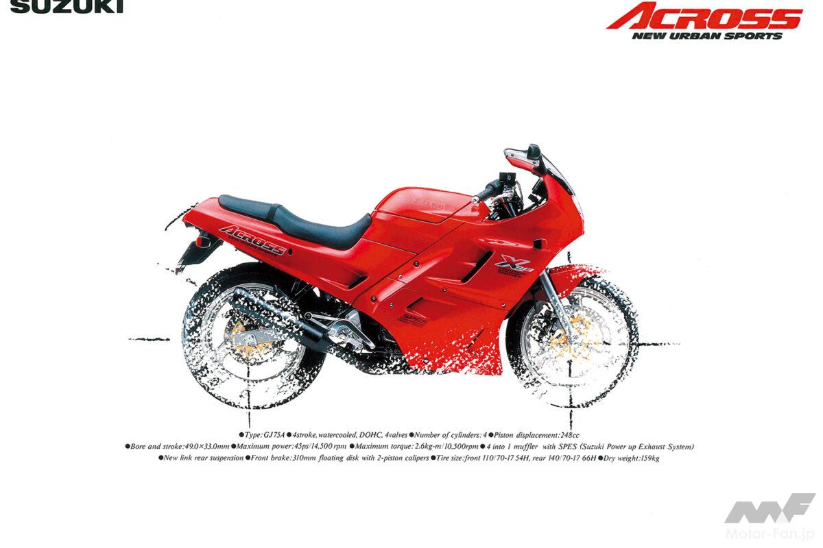 【青春名車】スポーツバイクなのに“メットイン”!? スズキ「アクロス」は30年以上早すぎた革新250だった