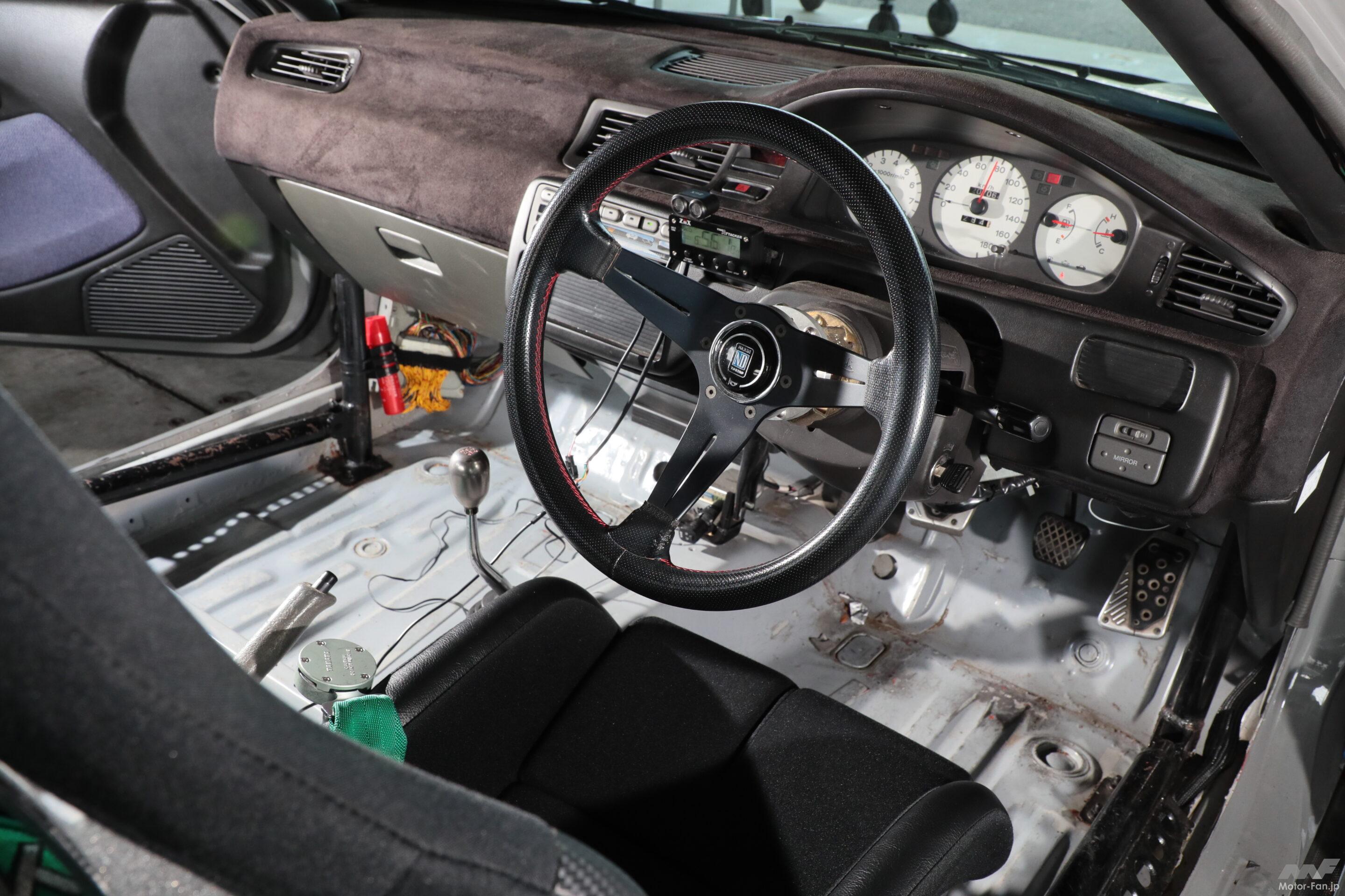 K　EG6 運転席 軽量EG6シビックを谷川達也が岡山国際でテストドライブ B18C搭載の