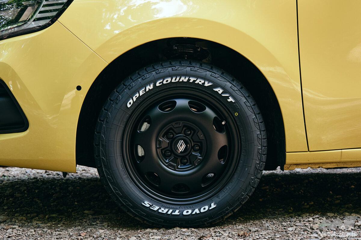 ルノー・カングーにトーヨータイヤ“オプカンA/T Ⅲ”と専用ホイールを装着した限定車が登場！ イベントもあり!!