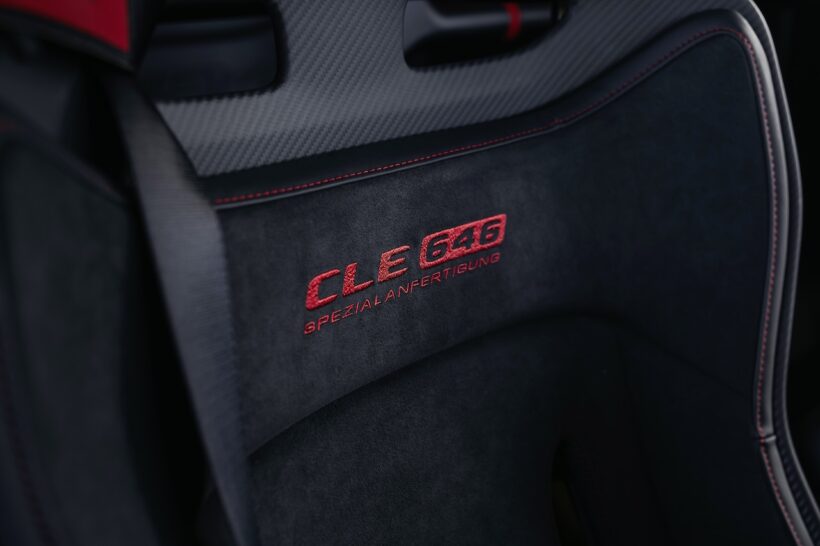 「メルセデス AMG CLE 646 シュペツィアルアンフェルティグング」のコクピット。