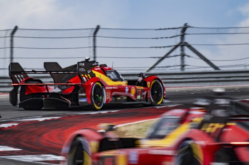第5戦「ローン・スター・ル・マン」を走行するフェラーリ 499P。