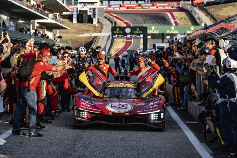 フェラーリ 499P 50号車がが、WEC第5戦ローン・スター・ル・マンで勝利を飾った。