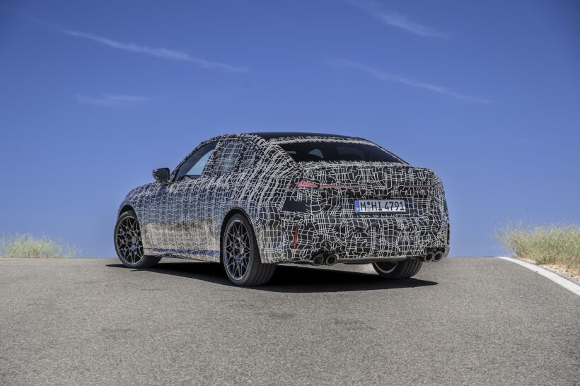 南フランス・ミラマで最終テストを行う、内燃機関搭載「BMW 3シリーズ」。
