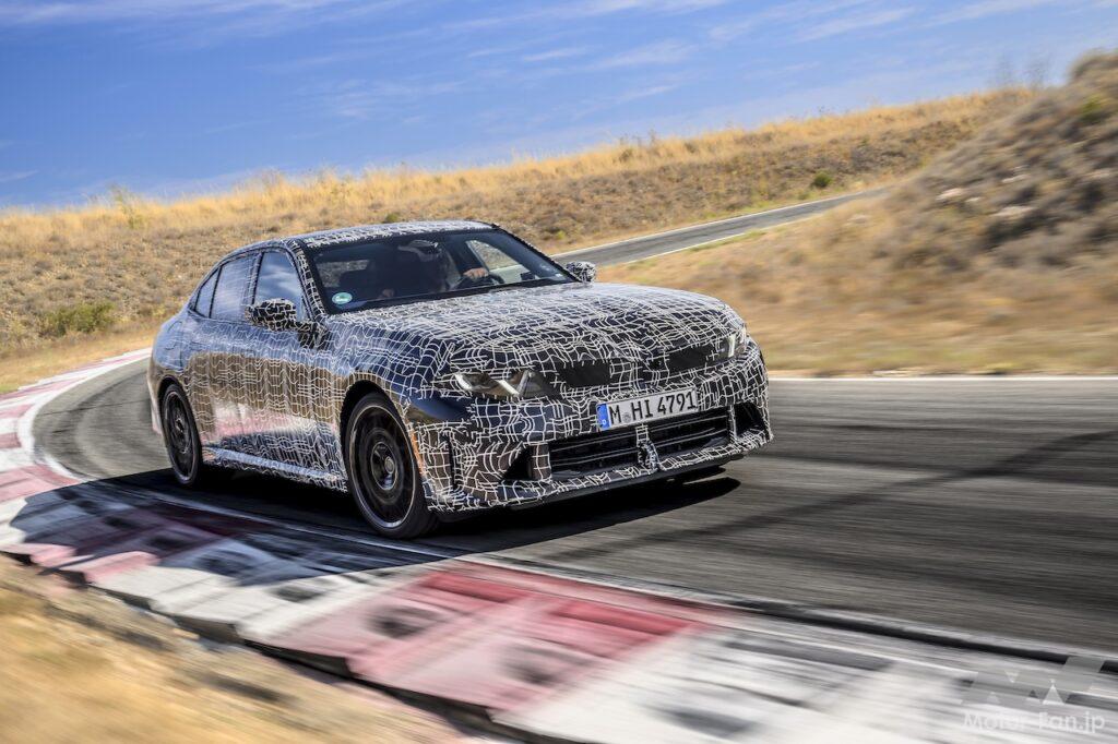南フランス・ミラマで最終テストを行う、内燃機関搭載「BMW 3シリーズ」。