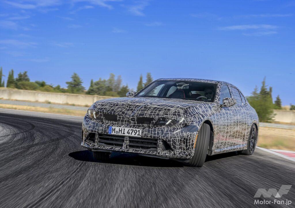 南フランス・ミラマで最終テストを行う、内燃機関搭載「BMW 3シリーズ」。