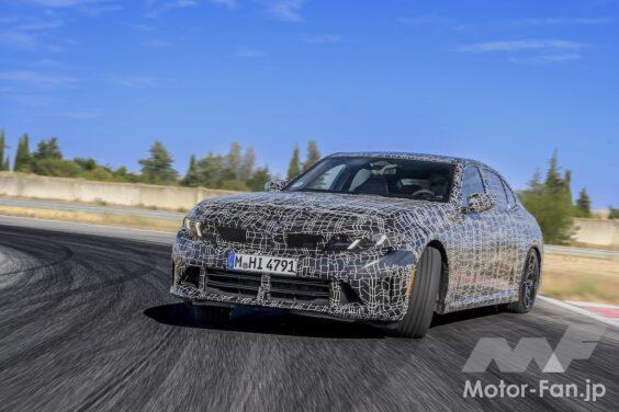 南フランス・ミラマで最終テストを行う、内燃機関搭載「BMW 3シリーズ」。