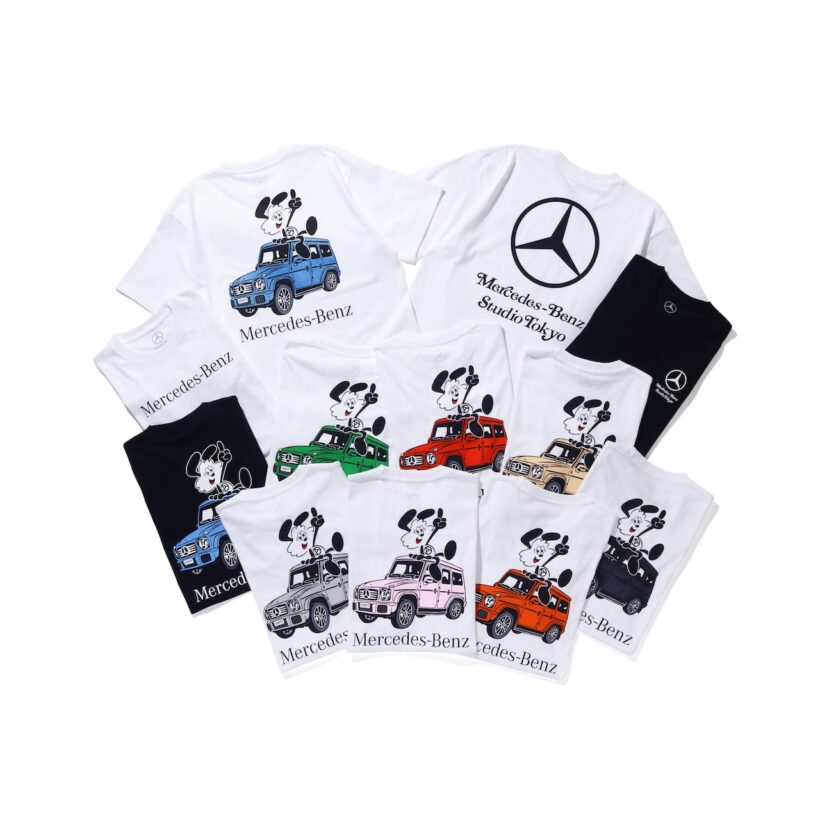 「VERDY meets Mercedes-Benz STUDIO TOKYO」のカプセルコレクション第一弾。