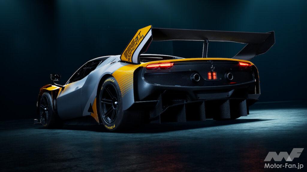 「フェラーリ 296 GT モディフィカータ」のエクステリア。