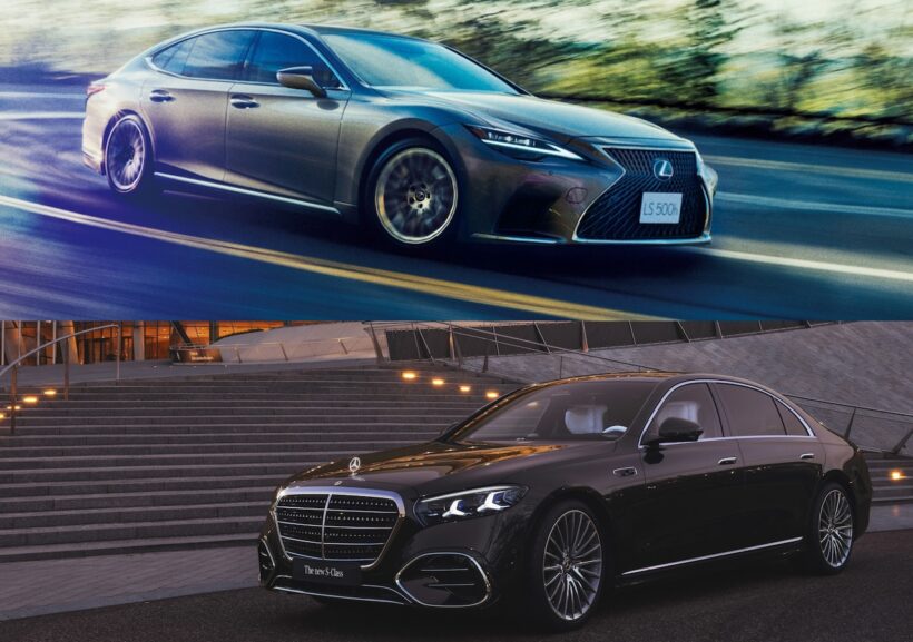 LEXUS LS500h × Mercedes-Benz S 500 4MATIC