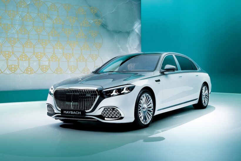 新型「メルセデス・マイバッハ Sクラス」のエクステリア。