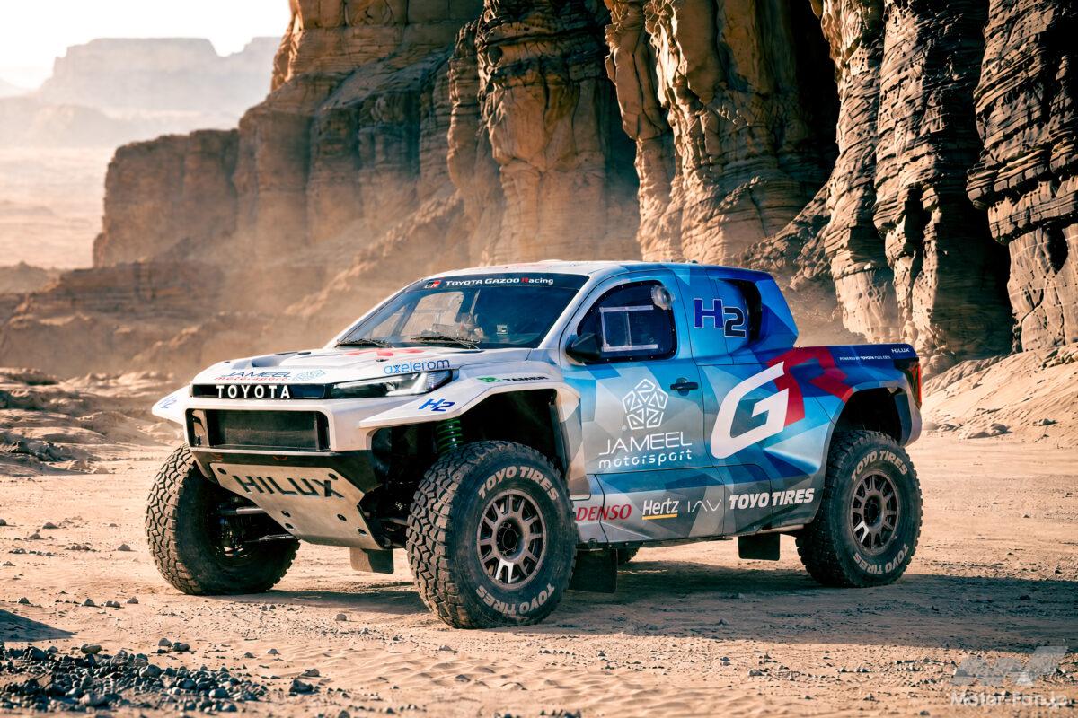 トーヨータイヤ、ダカール2027参戦の水素FCハイラックスに「OPEN COUNTRY」を供給