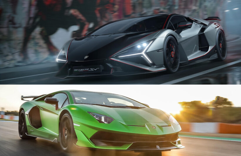 Lamborghini Revuelto SV × Lamborghini Aventador SVJ