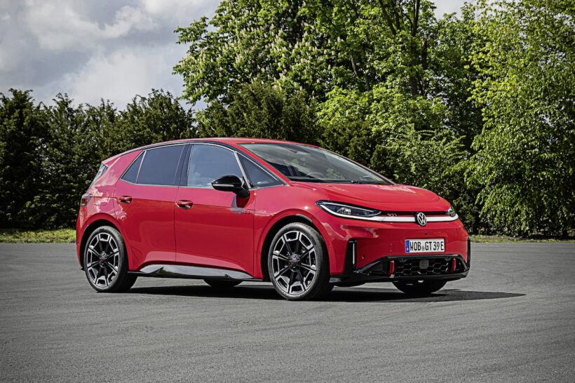 「フォルクスワーゲン ID.3 GTI」のエクステリア。