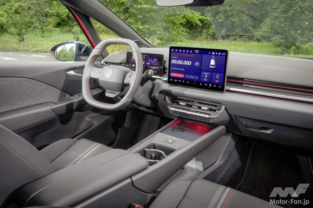 「フォルクスワーゲン ID.3 GTI」のインテリア。
