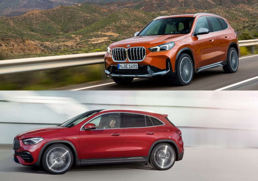 BMW X1 sDrive20i × Mercedes-Benz GLA 180 Urban Stars