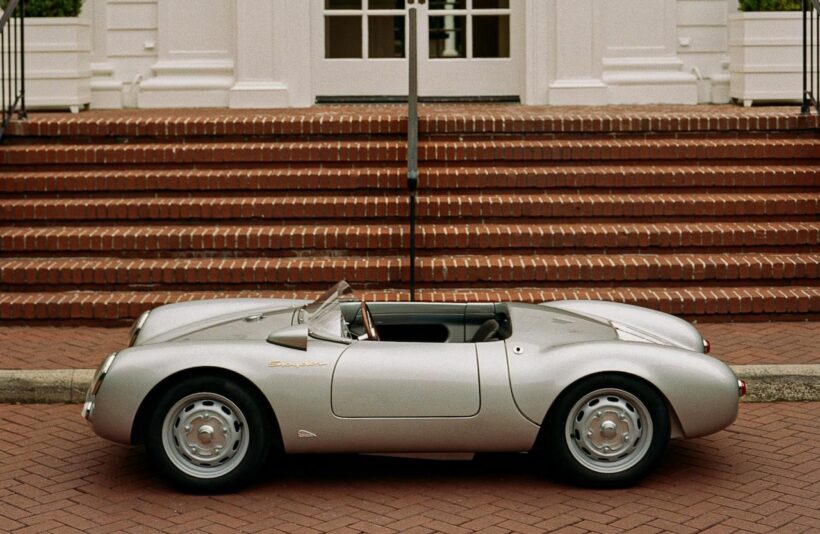電動ミニチュアカー「ポルシェ 550 J」のエクステリア。