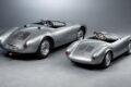 英国のヘドリー・スタジオとポルシェは、歴史的レーシングカーを再現した電動ミニカー「ポルシェ 550 J」を発表した。