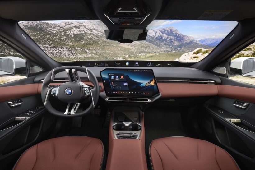新型「BMW i3」内燃機関搭載モデルのインテリア。