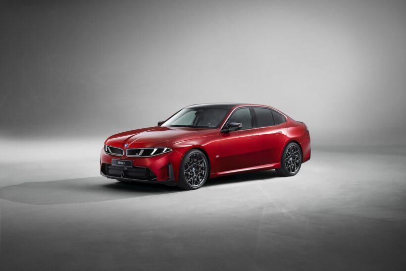 新型「BMW 3シリーズ」内燃機関搭載モデルのエクステリア。