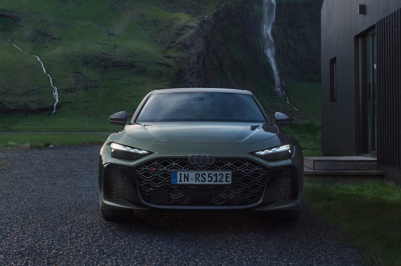「アウディ RS 5」のエクステリア。