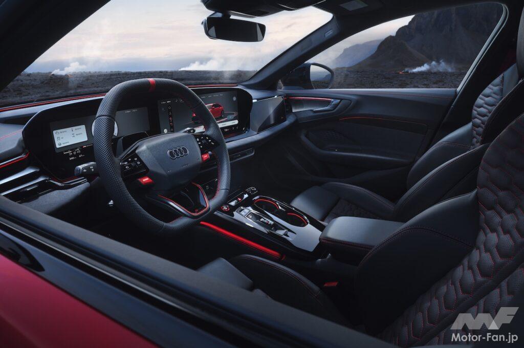 「アウディ RS 5 アンバト」のインテリア。
