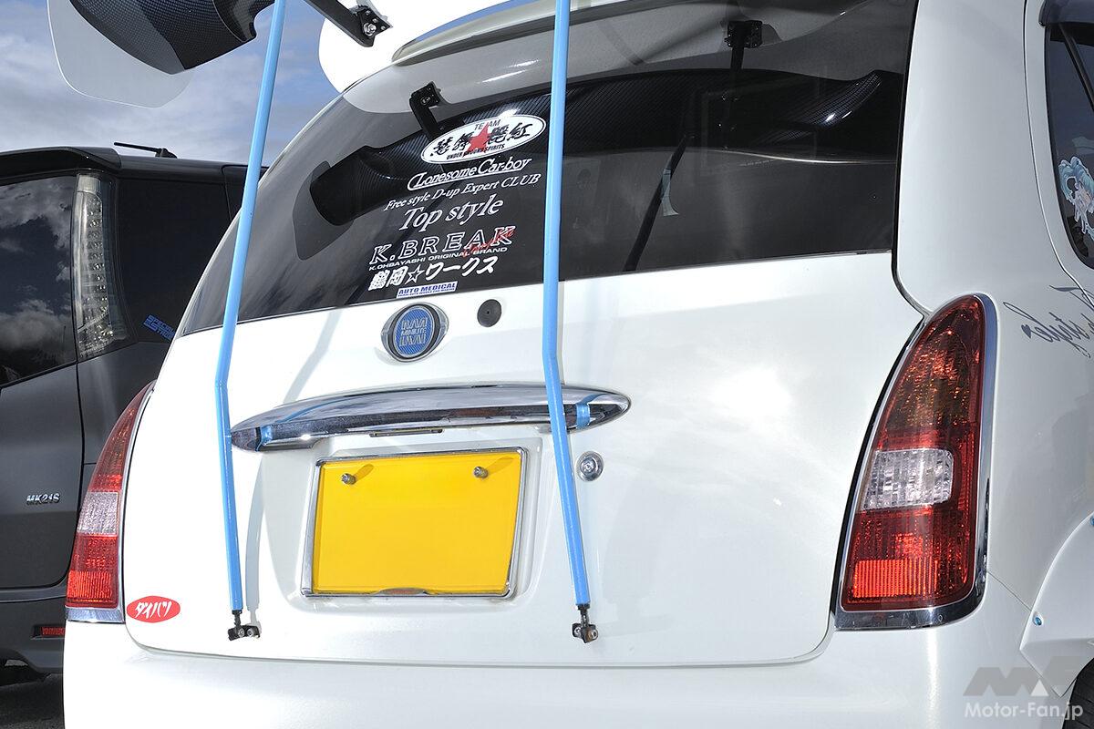 「ミラジーノがGTカーに⁉︎」フラップやワイドフェンダー、GTウイングで躍動感溢れるスタイルを作り上げる！