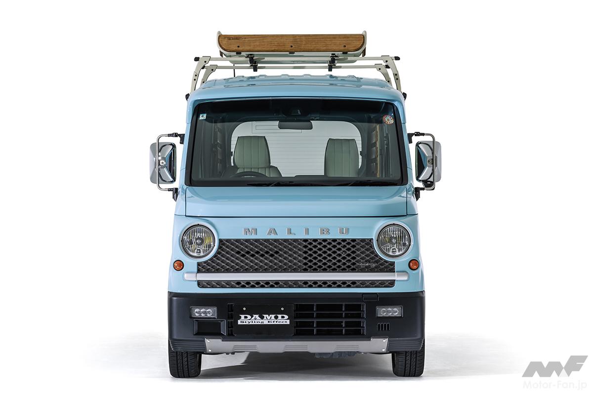 「他のクルマでも付けたくなるカッコ良さ!?」ダムドのN-VAN用トラックミラー＆ルーフバイザーが激ハマり！
