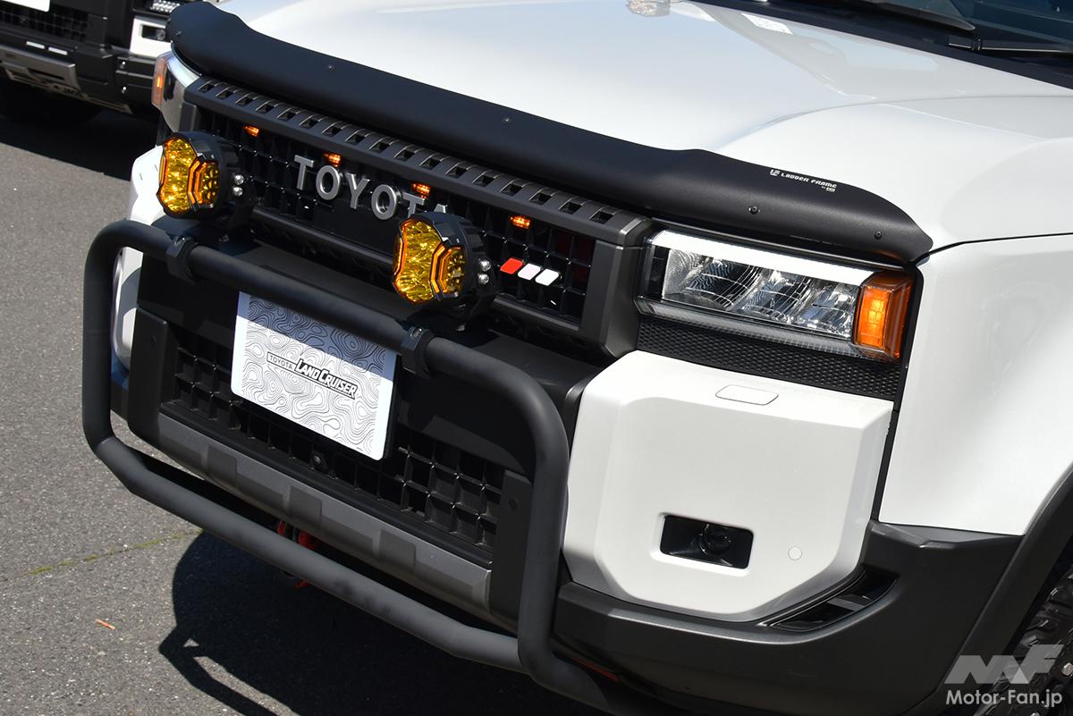 『高さはギリギリでカッコ良く！』立駐OKの実用性を残しつつランクル250をゴツくカスタマイズ