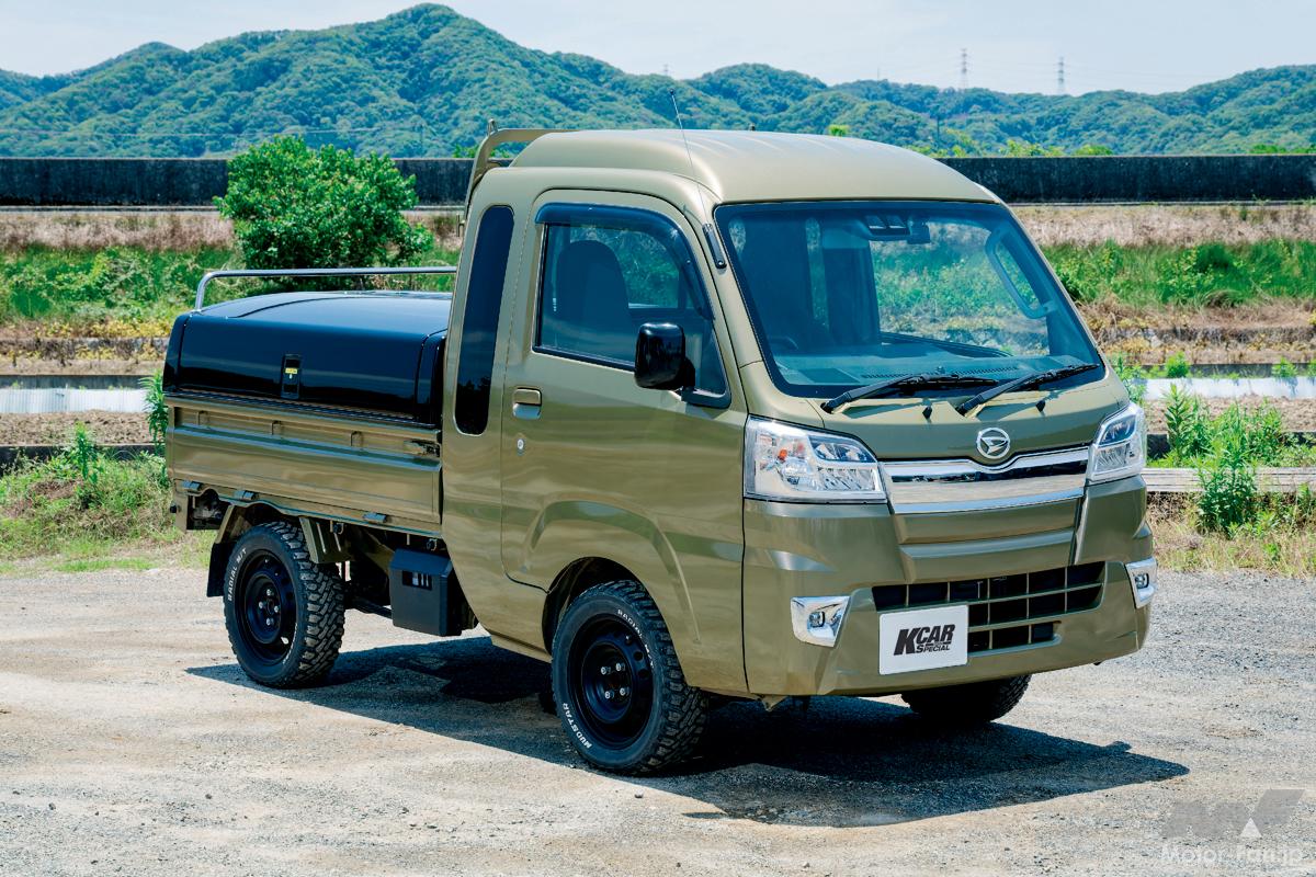 待ってました！】軽トラに鍵付き収納という安心感。 雨や盗難から荷物