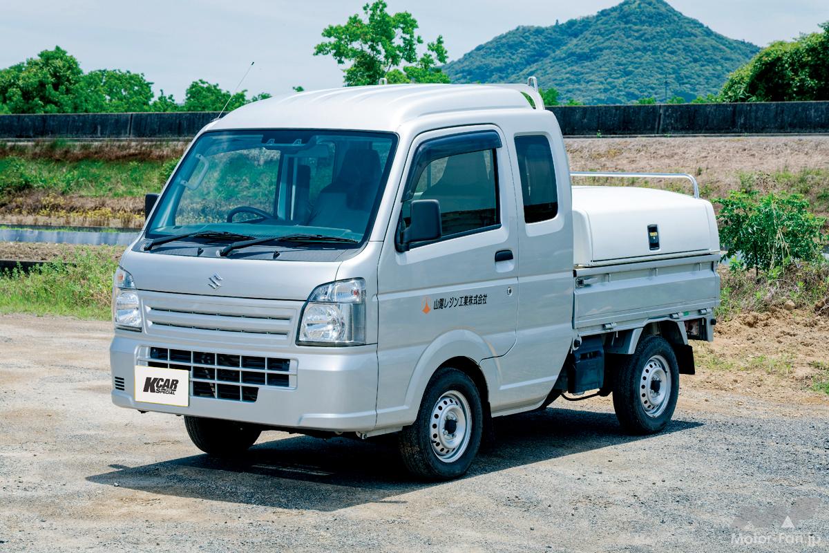 待ってました！】軽トラに鍵付き収納という安心感。 雨や盗難から荷物