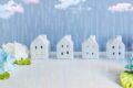 雨の家