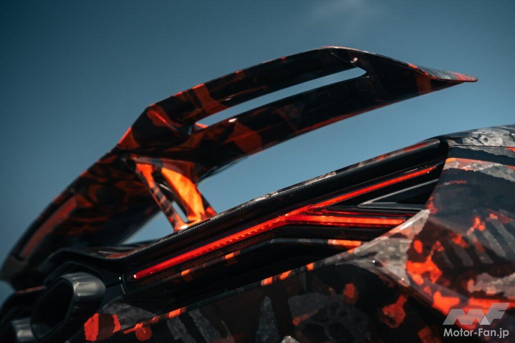 ランボルギーニ レヴエルトSVのリヤウイング