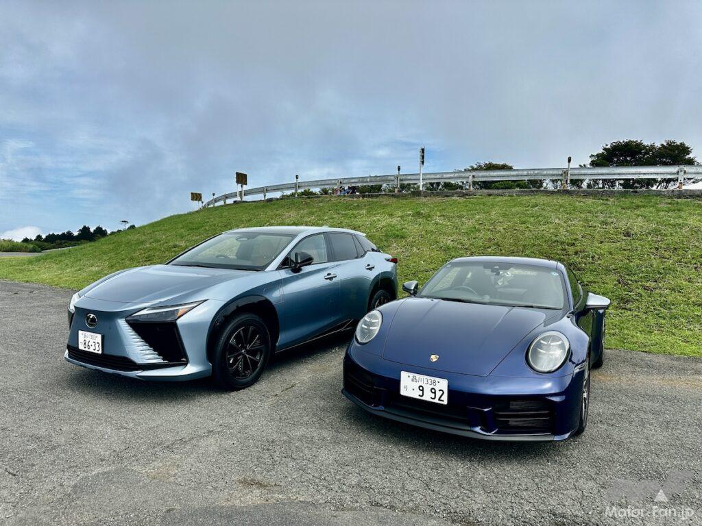 「レクサス RZ350」で「ポルシェ 911」を試乗しに箱根へ。