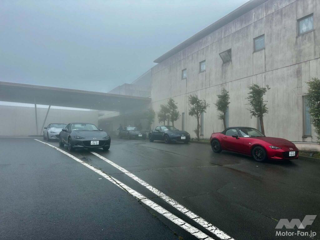 ロードスター試乗会にて。