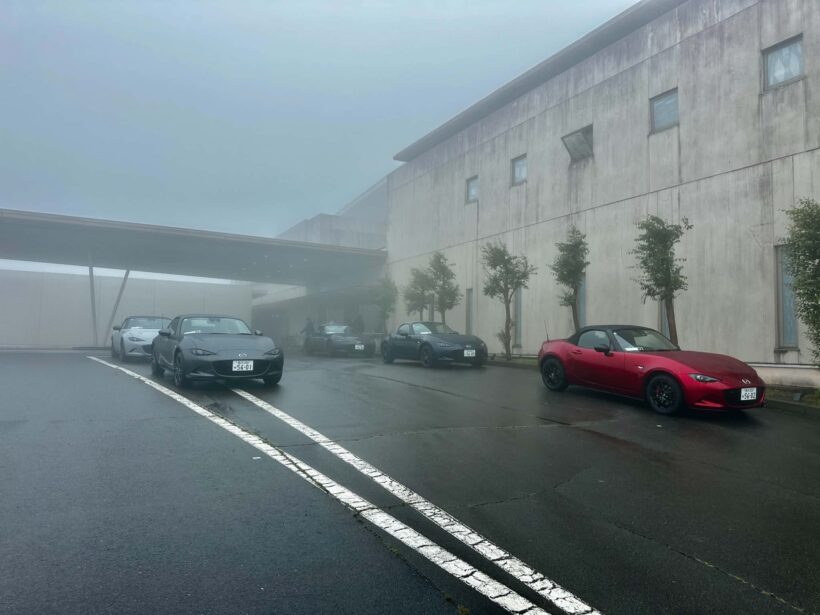 ロードスター試乗会にて。