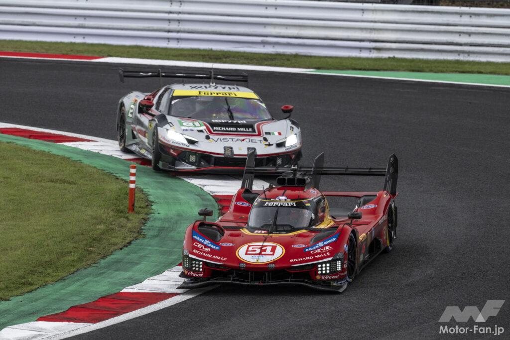 ハイパーカー「フェラーリ 499P」51号車とLMGT3クラスの「296 GT3」