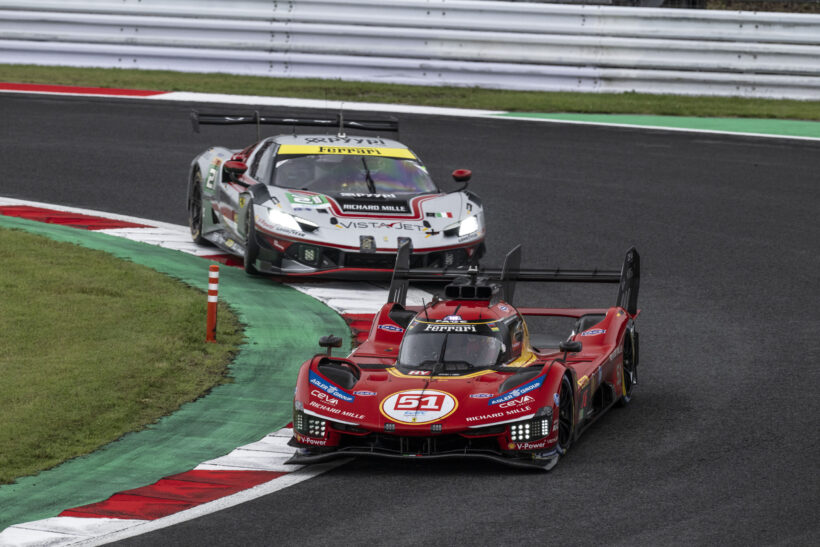 ハイパーカー「フェラーリ 499P」51号車とLMGT3クラスの「296 GT3」