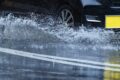 冠水した道路