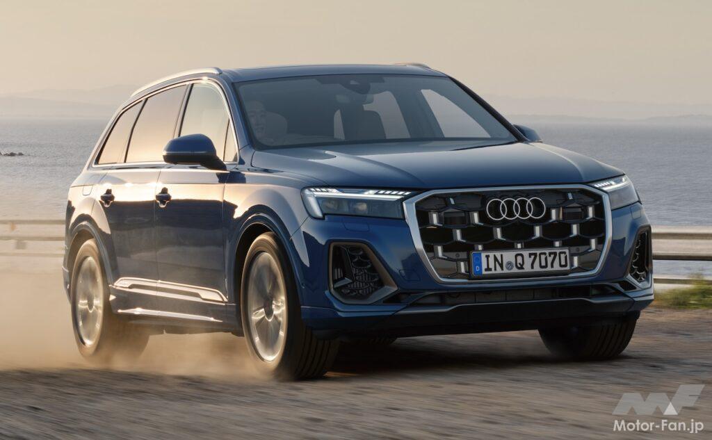 アウディQ7の走行シーン